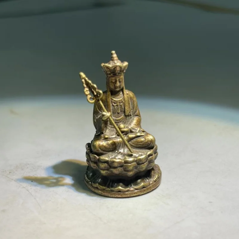 Antique Miscellaneous Items: Vintage, Solid Brass Buddha, Home Decorations