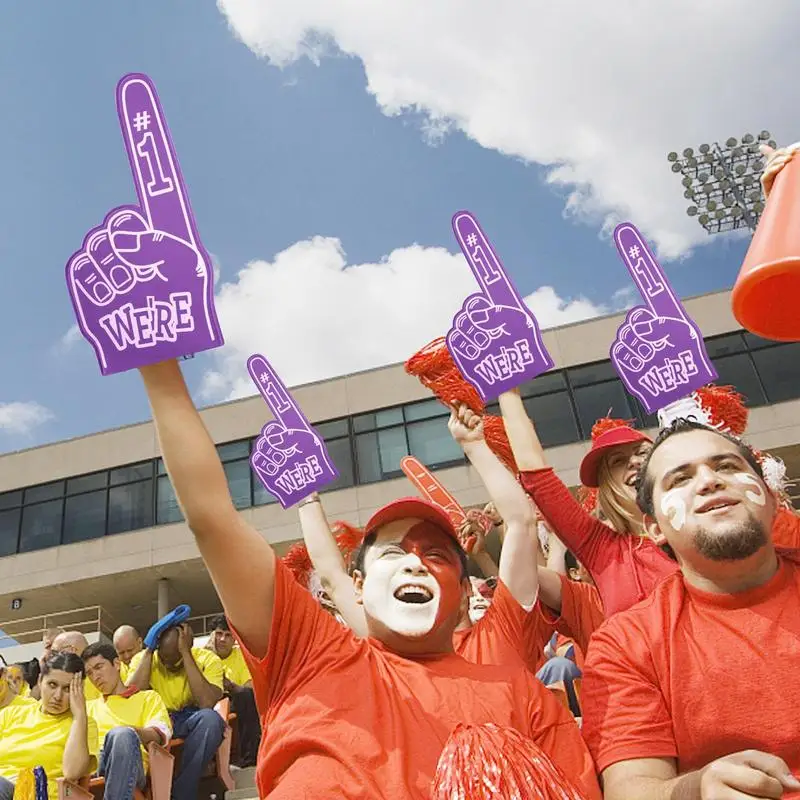 Number 1 Giant Foam Finger Noise Makers Props Giant Hands Sports Favors Cheering Palm Party Props  for sports events game