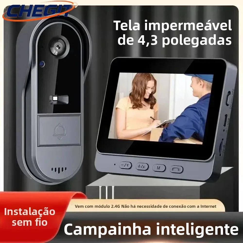 waterproof-wireless-wifi-doorbell-camera-1080p-video-intercom-doorbell-43in-ips-screen-home-security-door-bell-ir-night-vision