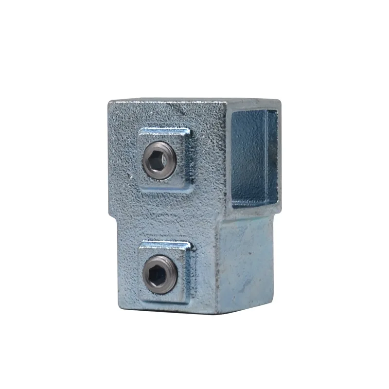 40x40mm Square Tube  Connection Piece Galvanization Elbow Three-way Square Pipe Fixed Joint Storage Rack Rack