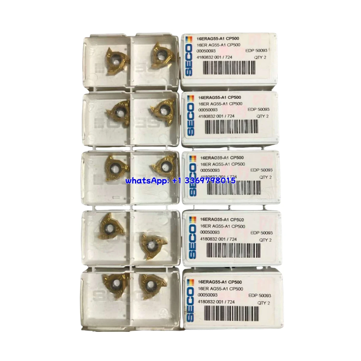 

100% Original 16ER 16NR 16ER/16NR 1.5/2.0 14/18/20 ISO-A2/ISO/NPT/UN CP500 Thread Insert