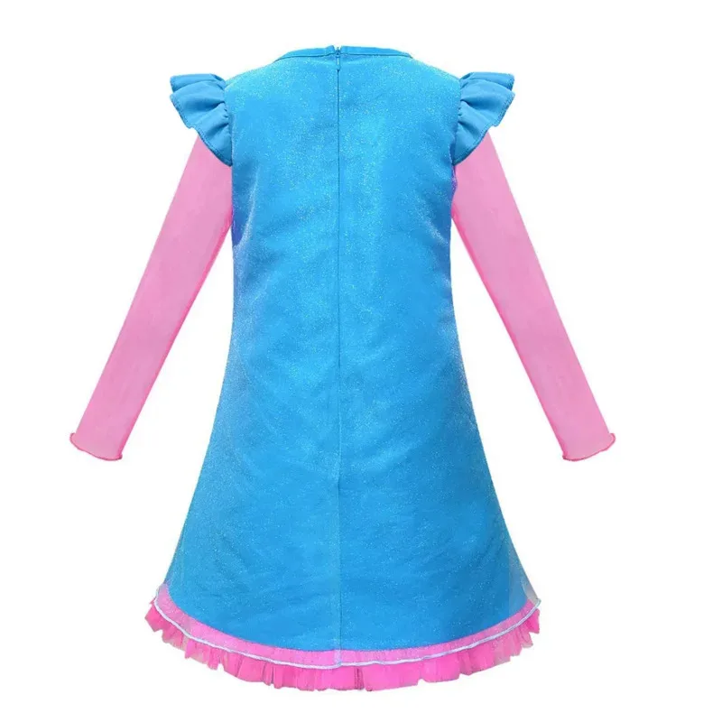 Костюм принцессы для девочек A Litter Of Bears 3, детские праздничные платья для косплея троллей с маком, Vestido Fan, новинка 2023 года