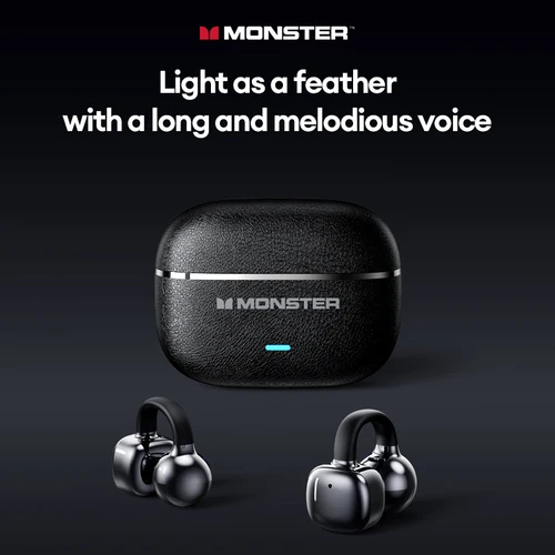 Choice Monster MQT65 OWS Bluetooth 6,0 auriculares de baja latencia Clip para la oreja auriculares Bluetooth llamada HD HiFi música juego auriculares deportivos
