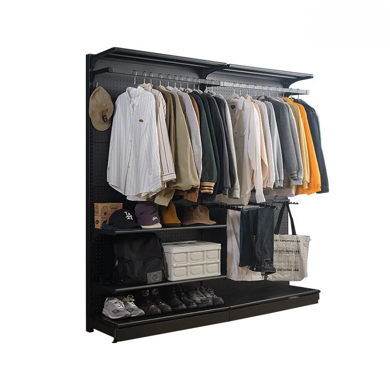

Hanger wrought iron cloakroom bedroom floor simple