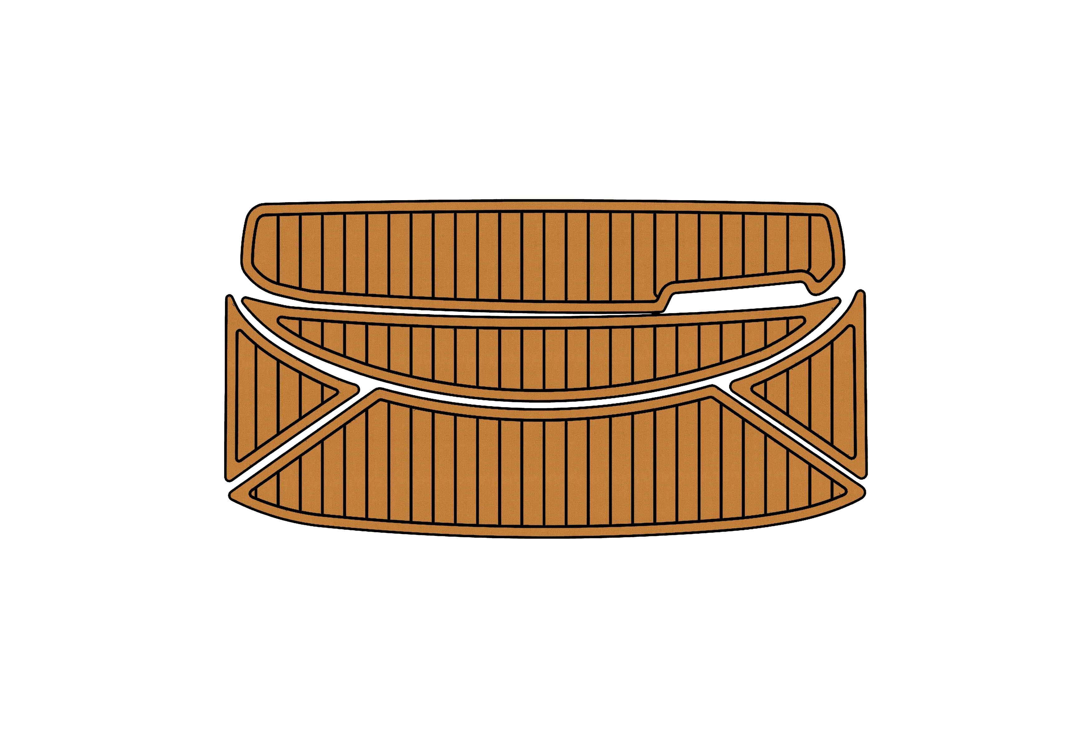 

1998 Bayliner 2050 1/4" 6mm EVA foam Non-Slip PVC Teak Decking marine Mat aqua gatorstep carpet Marine Floor