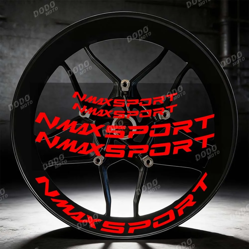 

Для N-MAX 155, NMAX 160, NMAX 125: Аксессуары для мотоциклов, светоотражающие наклейки на внутренний обод колеса, декоративные наклейки с логотипом NMAX, водонепроницаемые.