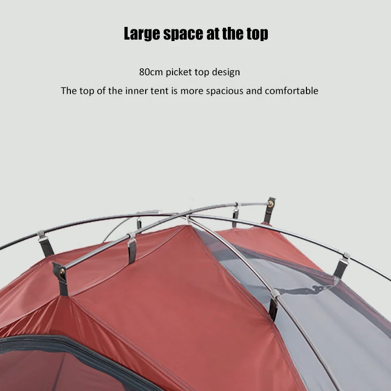 Ultralight Mountain Tent Double Layer Waterproof Tent Ultralight Backpacking Tent for Outdoor Camping