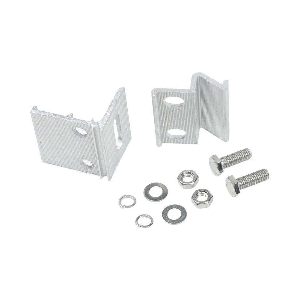 1/4 inch Fold Clamp Aluminum Alloy for Standing Seam Roof Solar Mounting Compatible with PV Photovoltaic Panel Systems