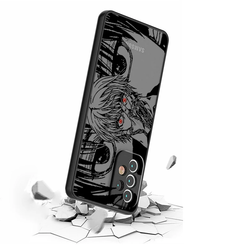Anime Luxury Tokyo Ghoul Art Frosted Translucent For Samsung Note 20 A35 A03 A54 A31 A22 A34 A14 A24 A04 A55 5G Cover image 3