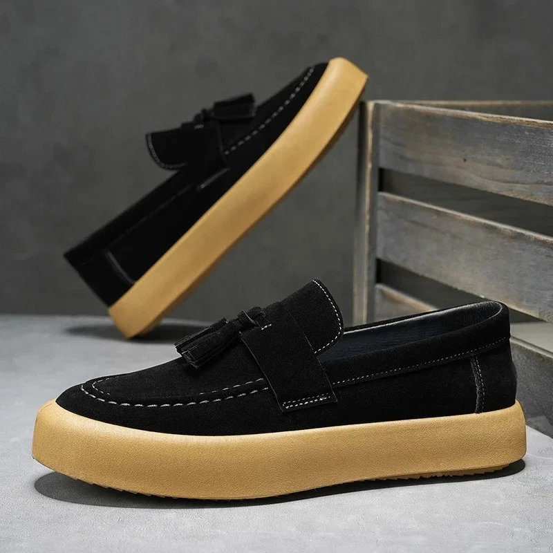 Spring and Summer New Style Tassel Loafers for Men Style Casual Shoes Trendy Versatile Men's Shoes
