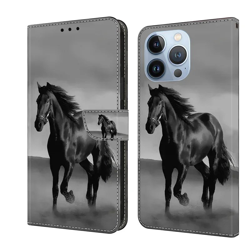 For iPhone 15 Plus Phone Case For iPhone 15 Pro Max Ultra 15Plus 15Pro Leather Cases Magnetic Flip Stand Cute Wallet Cover Capa
