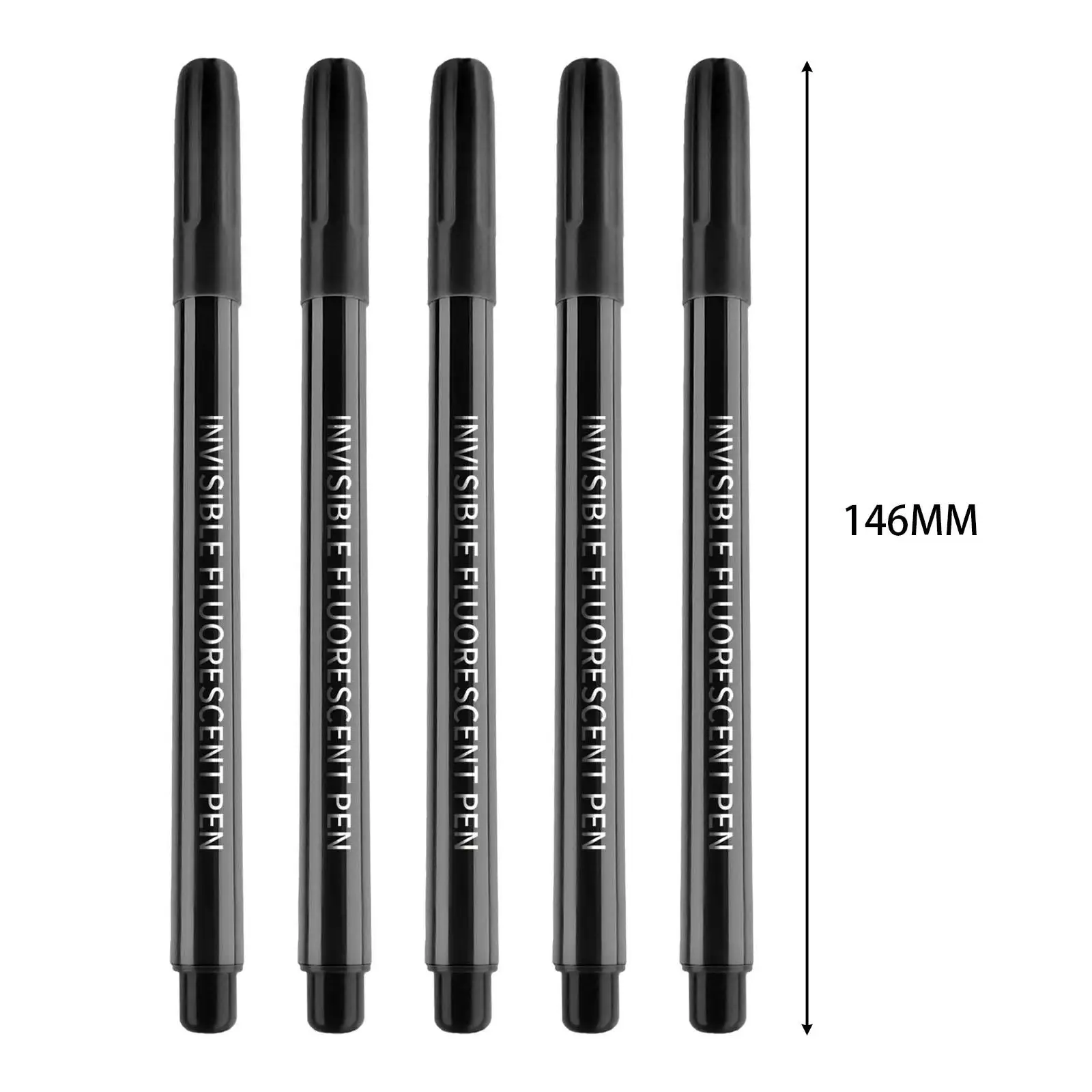 5x Marker Pens Disappearing Ink Pen Fluorescent Pen Writing Luminous Pen Invisible Ink Pens for Notes Message Paper Birthday