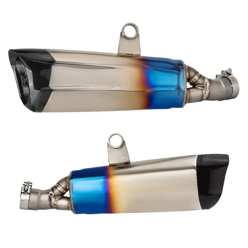 Forged Exhaust System For MotorcycleMotorcycle Exhaust Full System Escape Titanium Front Pipe Muffler With Electronic Valve For
