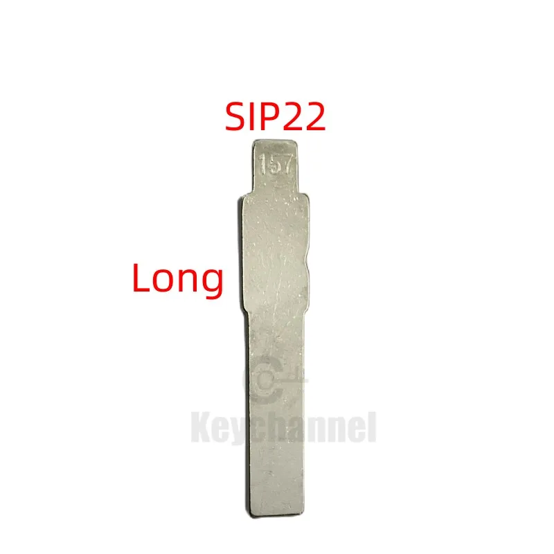 keychannel 5/10pcs SIP22 Key Blank Universal Car Key Blade 157# KD Key Blank Spare Remote Key for KD KEYDIY Xhorse VVDI FOR Fiat