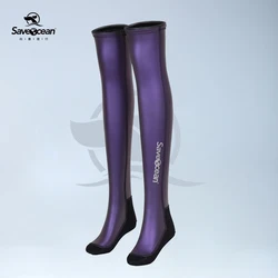 SaveOcean Diving Stockings 2mm Freediving Long Socks Smooth Skin Keep Warm Underwater Matching Bikini Wetsuit Scuba Dive Snorkel
