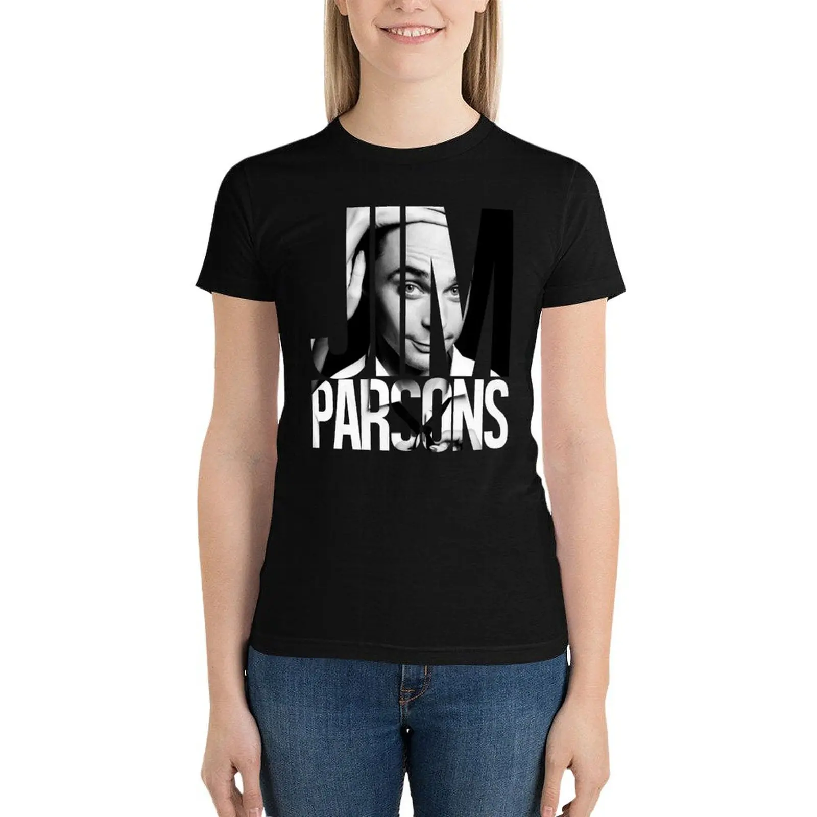 

Jim Parsons T-Shirt aesthetic clothes summer clothes t-shirts for Women cotton