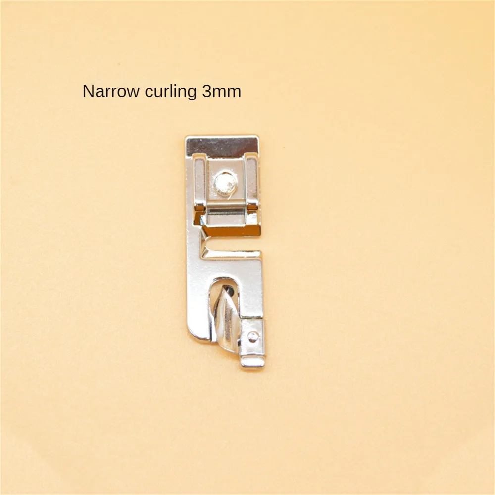 9-25mm Domestic Sewing Machine Foot Presser Hem Crimping Feet for Brother Singer Sewing Accessories