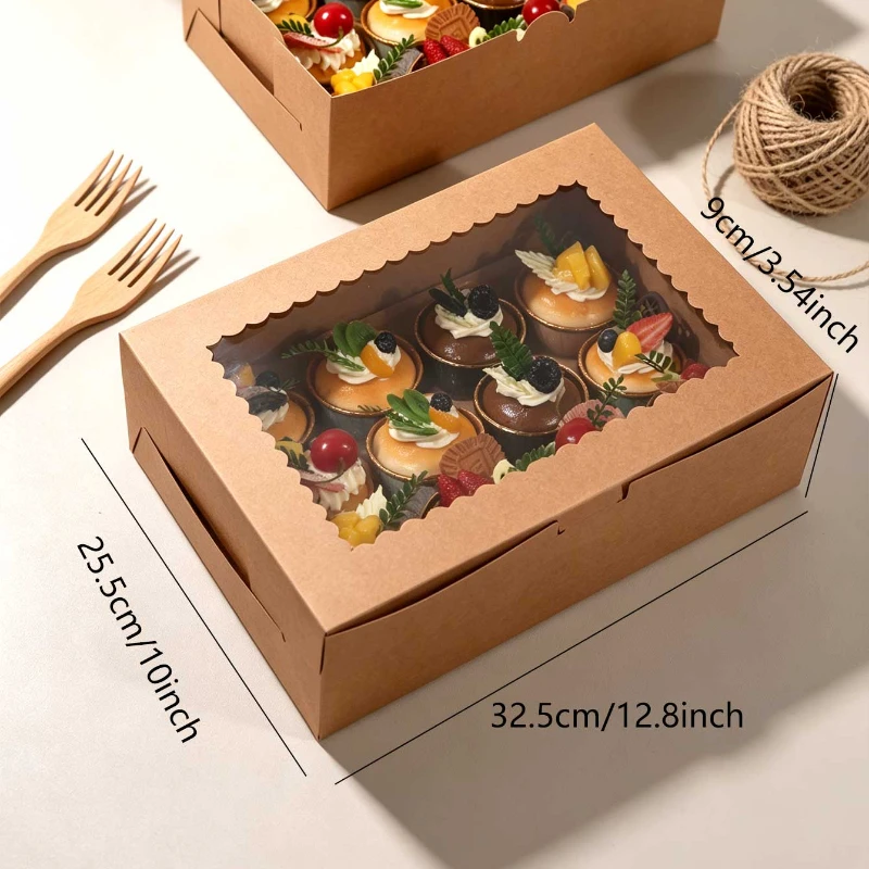 Şeffaf Pencereli 12 Bölmeli Kr - Kraft Paper Box incelemesi ve fiyatı