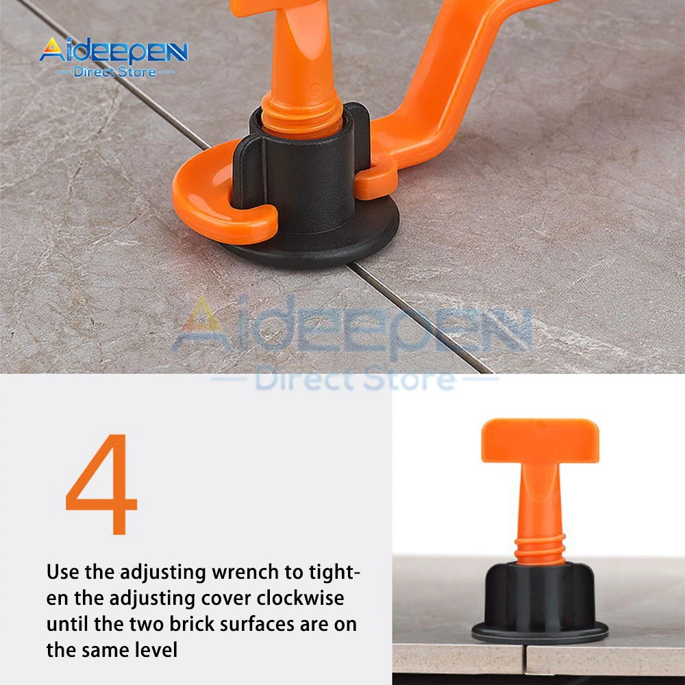 50Pcs/set Level Wedges Tile Spacers For Flooring Wall Tile Spacer Carrelage Tile Leveling System Leveler Locator Spacers Plier