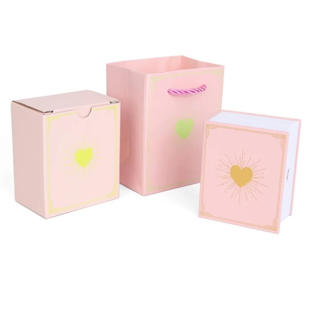 

Fashion Plastic Book Shape Ring Box Romantic with Soap Rose Ring Gift Box Jewelry Packaging Gifts Package Box for Necklace