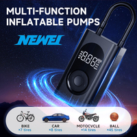 RICH AGE 4000mAh 150PSI Portable Air Compressor Car Tire Inflator Wireless Tire Inflator Pump for Car Motorcycle Bicycle