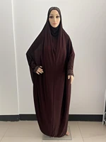 H098 taille libre Robe musulmane prier Khimar caftan Burqa Abaya Robe Hijab moyen-orient vêtements 4