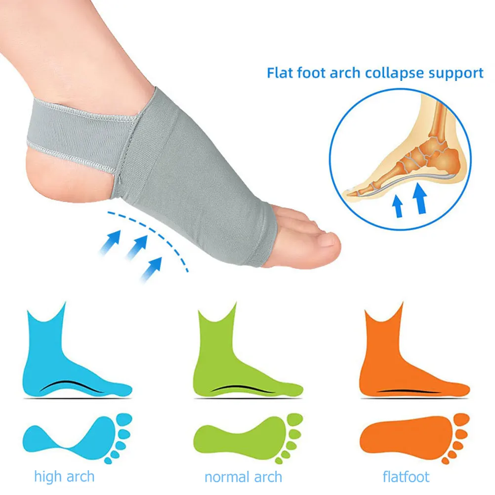 1 زوج قسط Sebs قوس دعم الجوارب للجنسين لتخفيف الآلام قدم وسادة منصات الرياضة الجري التنزه هدية فلاتفوت دعم الجوارب