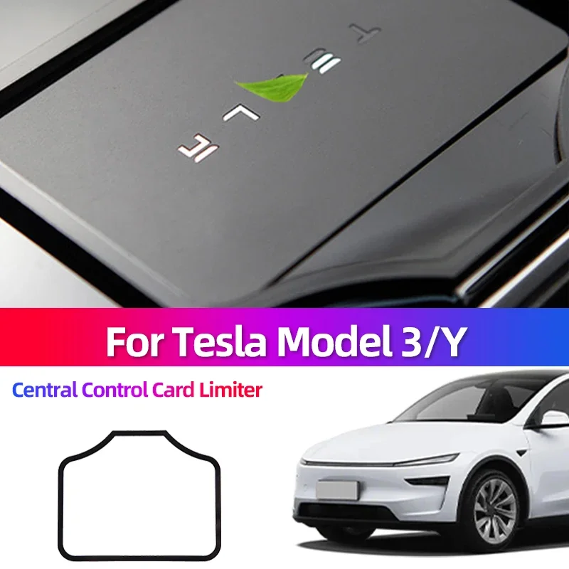 

Наклейка на автомобиль для Tesla Model Y 3 2020-2025: Крепление для ключ-карты, фиксатор для центральной консоли Tesla, ограничитель для карты запуска двигателя