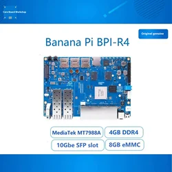 Banana Pi BPI-R4 high-performance development board, supporting 2 SFPs