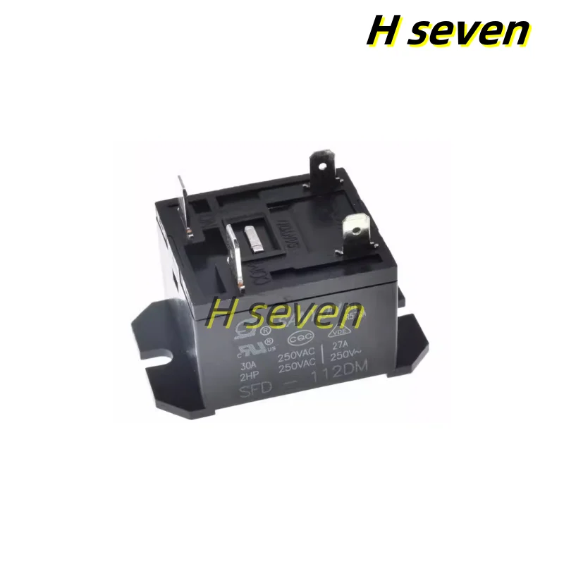 2pcs SFD-112DM SFD-124DM 4Pin 30A 250VAC Power Relay  12VDC 24VDC