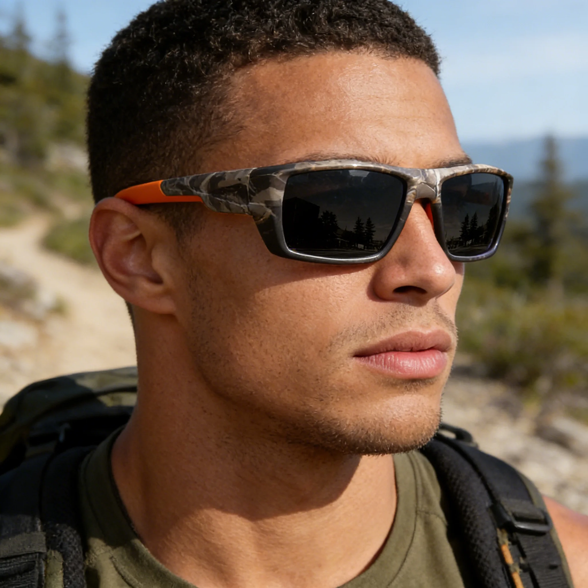 Polarized Sport Sunglasses Men Women, Outdoor Cycling Driving Fishing Glasses, Military Tactical Style Sun Glasses Uv400