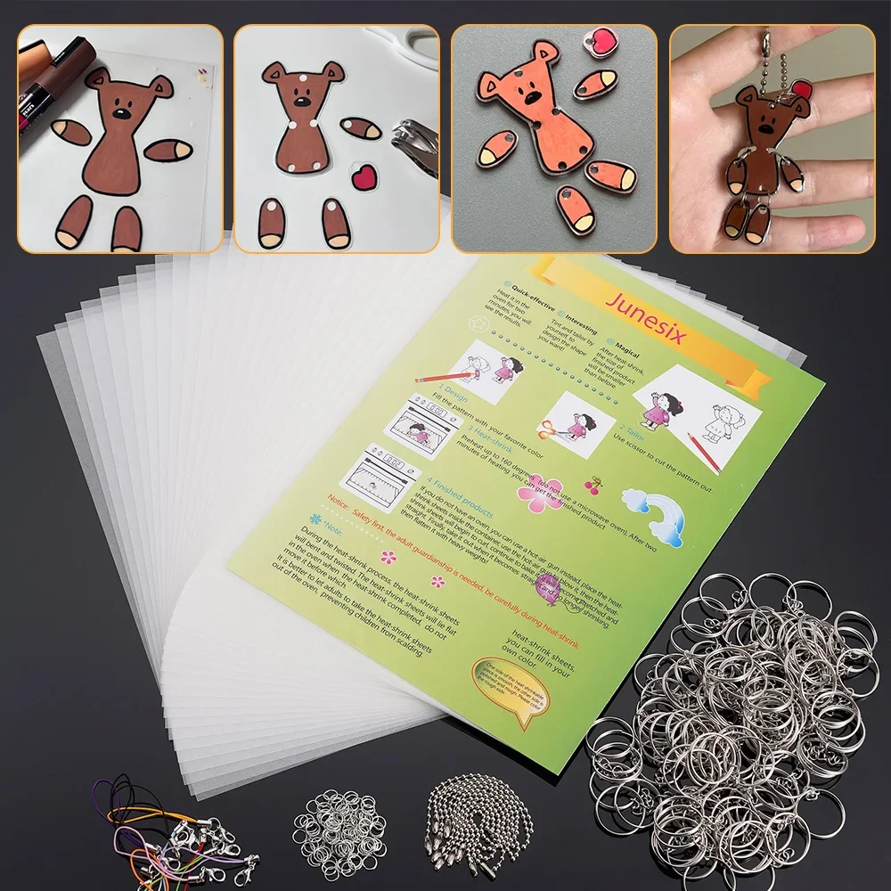 

Термоусадочная пленка Shrinky Art Paper для поделок, брелоков и украшений