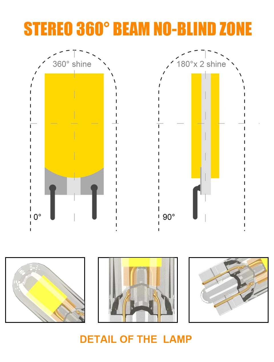 Лампа для чтения автомобильная, 2 шт., w5w LED T10 Sapphire & COB, 200 лм, сверхъяркая, 12 В, 6000 К