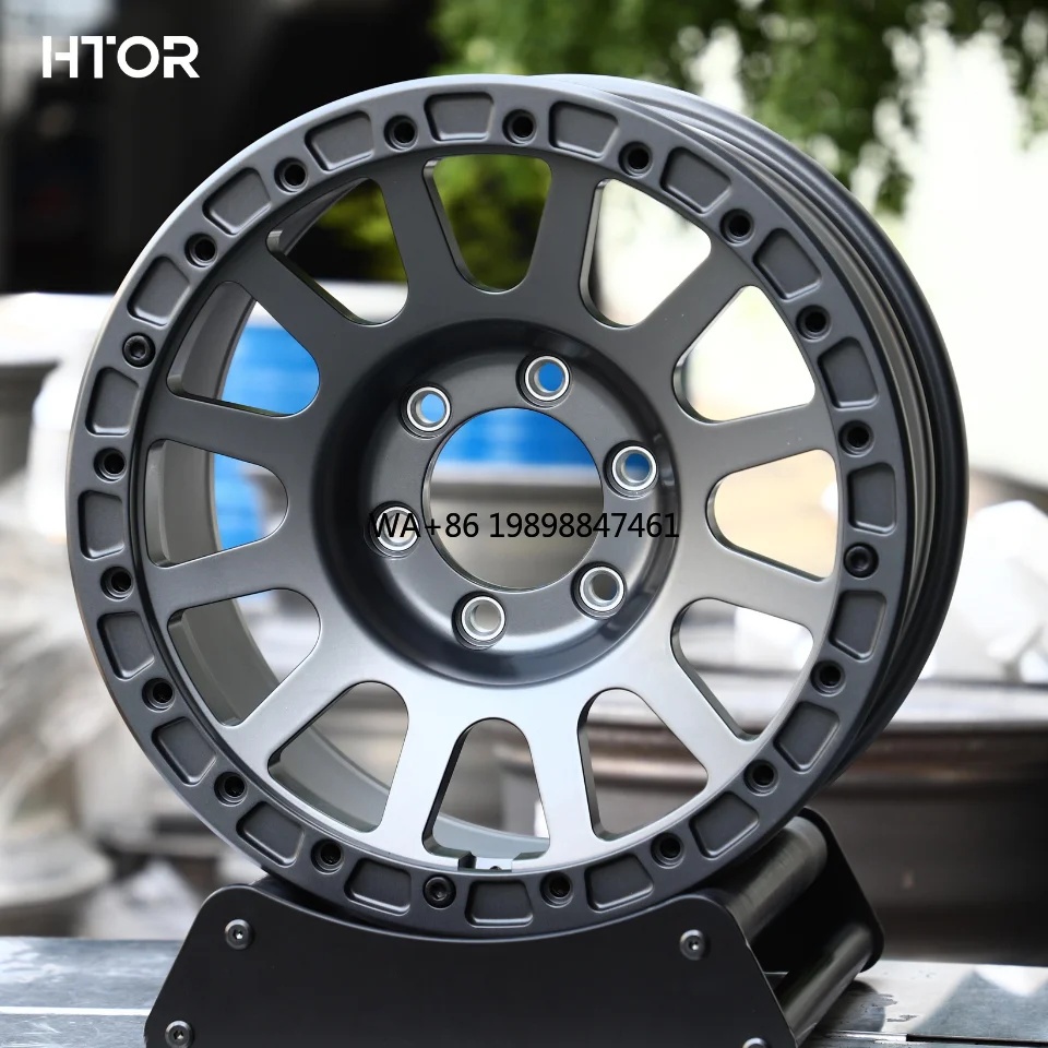 

HTOR 16-22inch Beadlock Wheels 6 Holes 6X135 6X139.7 6X6 4X4 Forged Off-Road Wheels for F150 Silverado Grand Wagoneer