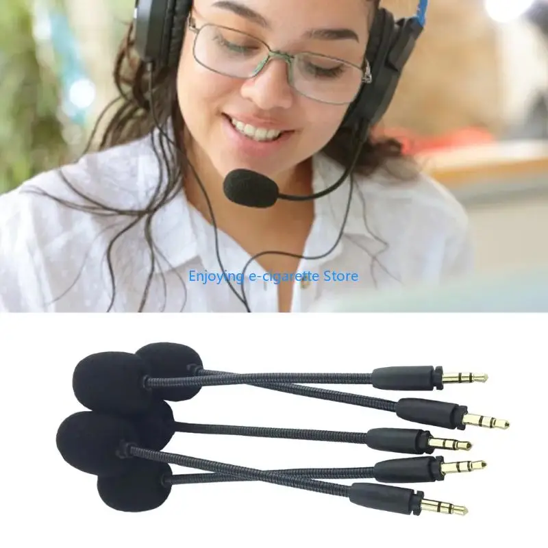Mic Ersatz Spiel Mikrofon Boom für Computer Gaming Kopfhörer Kopfhörer Noise Cancelling Zubehör Y4QF – Detail 3