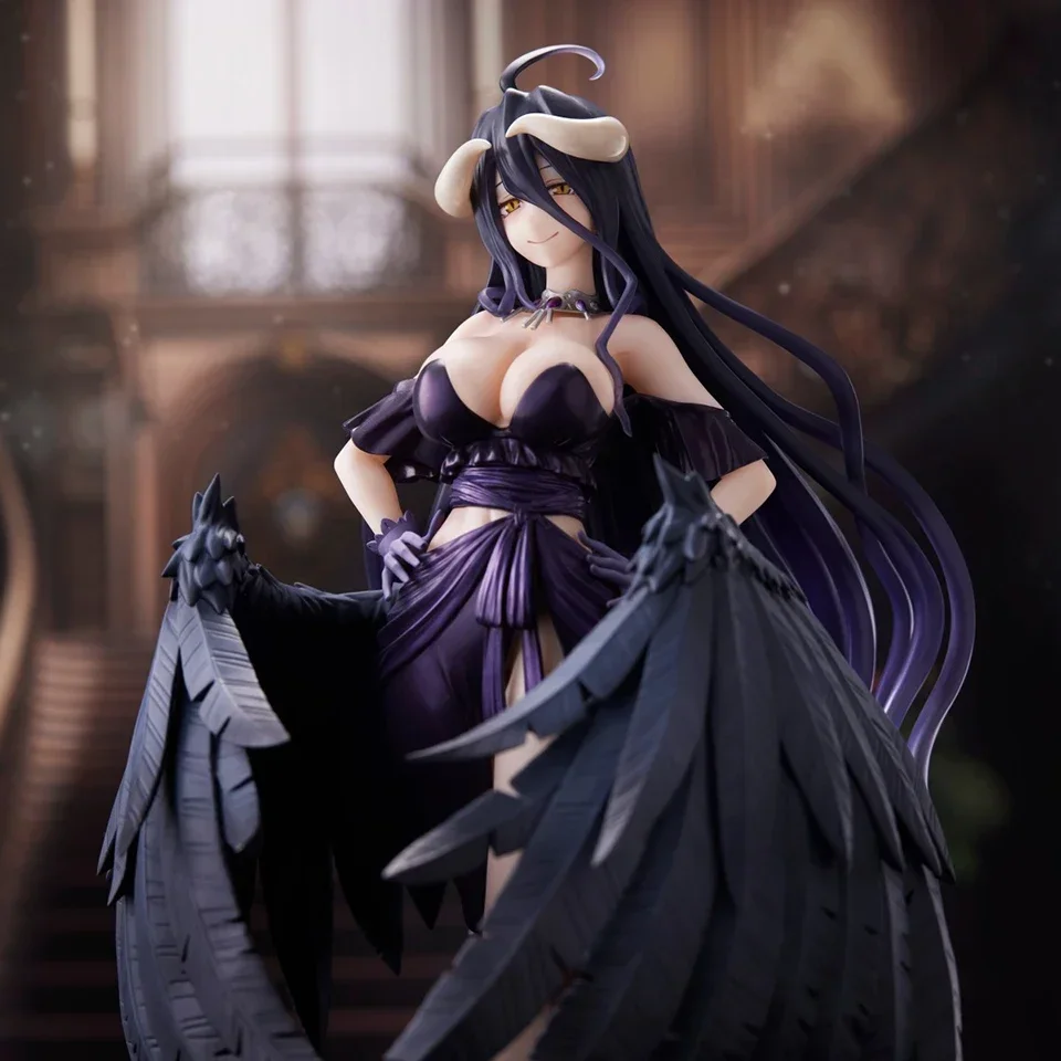 Original Taito Overlord 20cm Albedo Anime Figure Figural Figurine Models Collection Ornaments Toy Collection Gift In stock