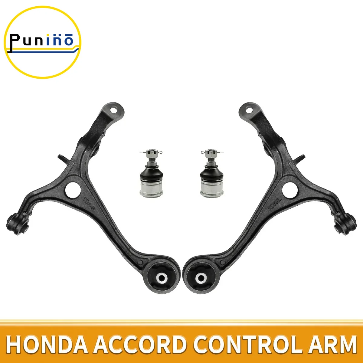 Punino Front Lower Control Arms Ball Joint 4pcs Suspension Kits for Honda Accord 2003 - 2006 2007 Acura TSX 2004 2005 - 2008