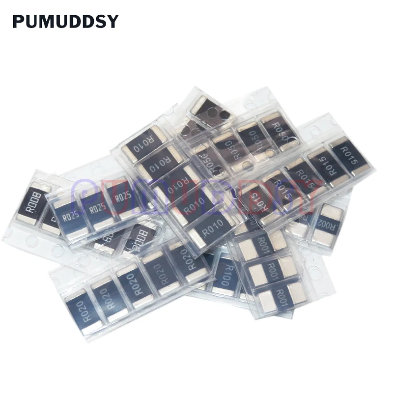 50Pcs Legering Weerstand 2512 Smd Weerstand Monsters Kit 10 Soorten * 5 Stuks = 50Pcs R001 R002 R005 r008 R010 R015 R020 R025 R050 R100