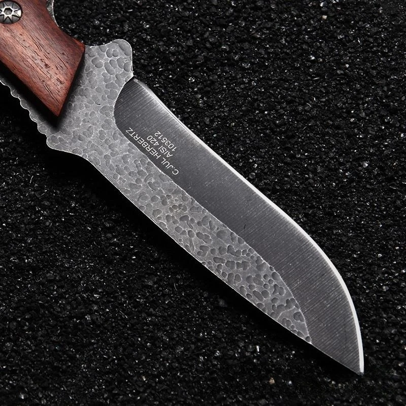 New Outdoor Stainless Steel Hardness Anti-body Knife Hardnes Outdoor Camping Knife Fruit Paring Arma De Defesa Pessoal