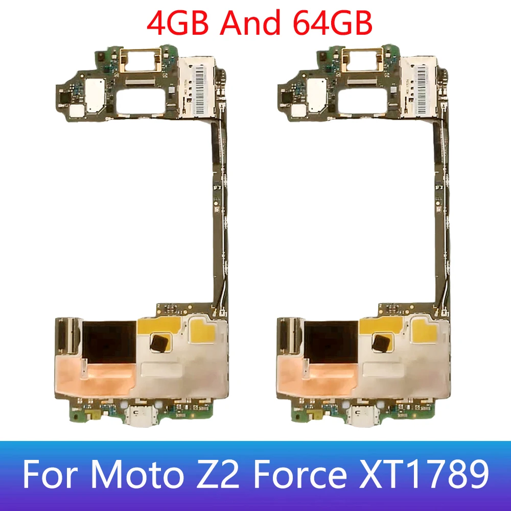 Original For Moto Z2 Force XT1789 Mainboard Mobile Electronic