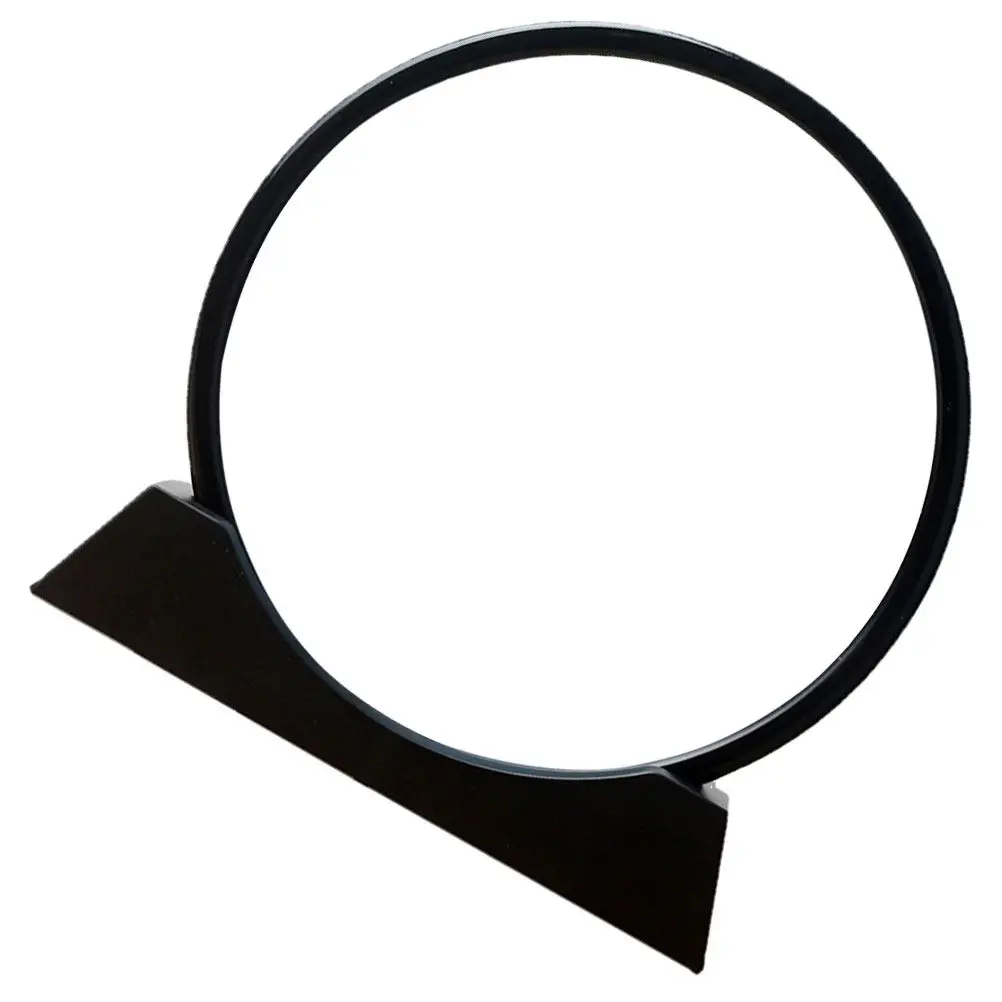 

DIY Moving Sand Art Picture Frame Kit Round Square Base Black Plastic Stable Base for 12 Inch Glass Frames Quick Sand Painting