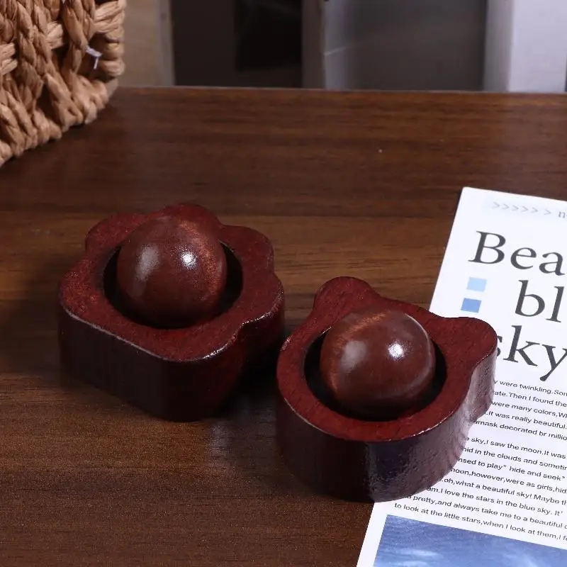 سيارة خشبية الناشرون الضروري النفط-القط باو الدب تصميم العطر الطبيعي تشتت ديكور غرفة نوم الناشر سيارة المنزل العطر #4