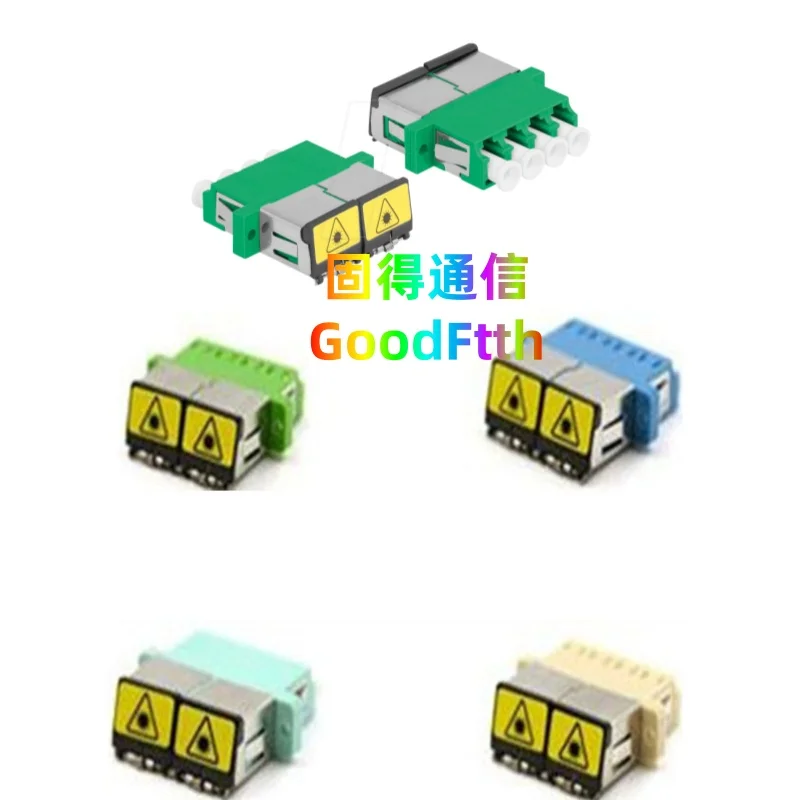 

Shutter Adapters LC-LC Quad Adaptors Couplers With Premium Loss GoodFtth