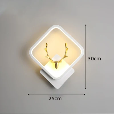 

Bedroom bedside led wall lamp creative personality modern simple background wall lamp Nordic corridor wall lamp