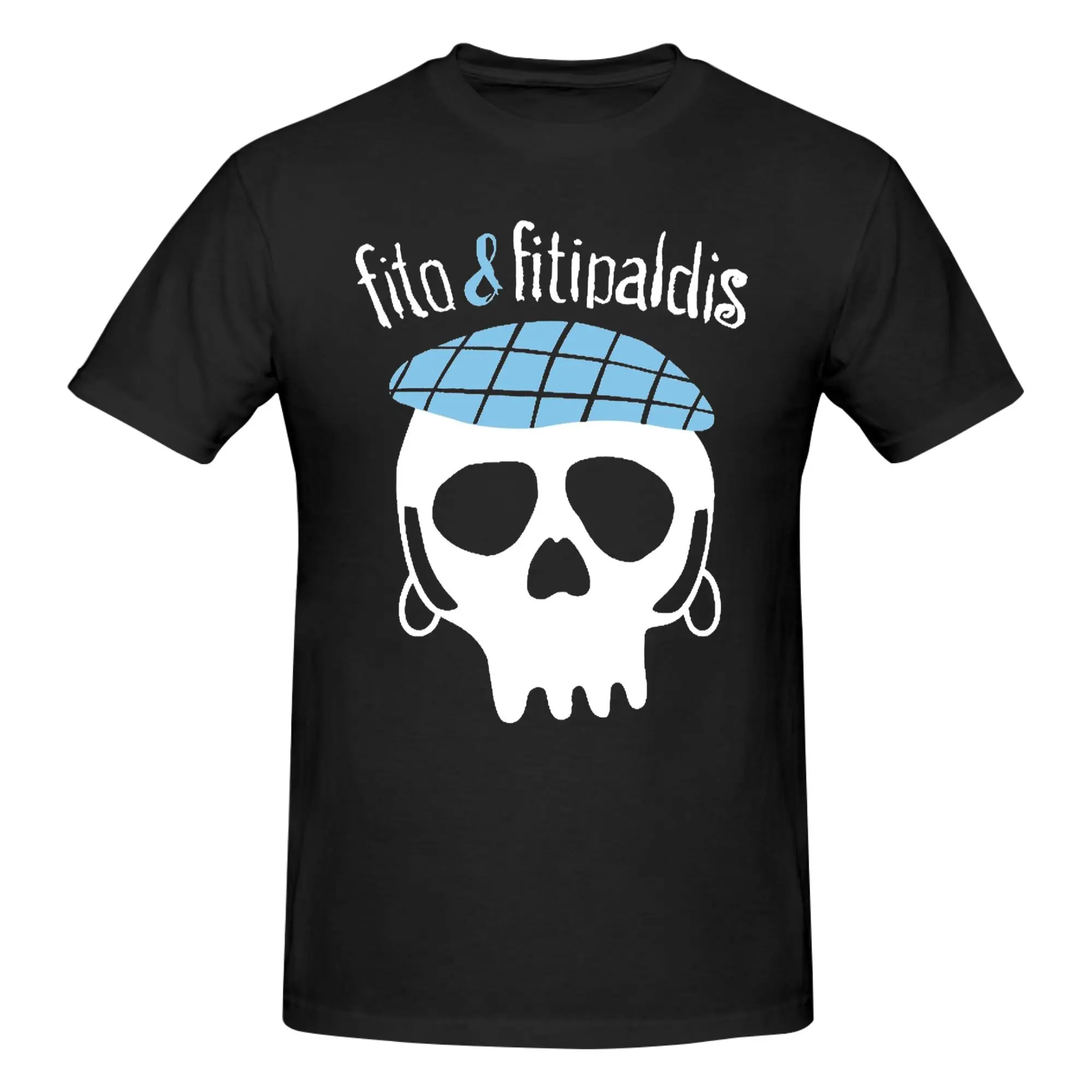 1 шт., забавная футболка из 100% хлопка с рисунком Skeleton F&F Design, футболки Fito Fitipaldi для мужчин
