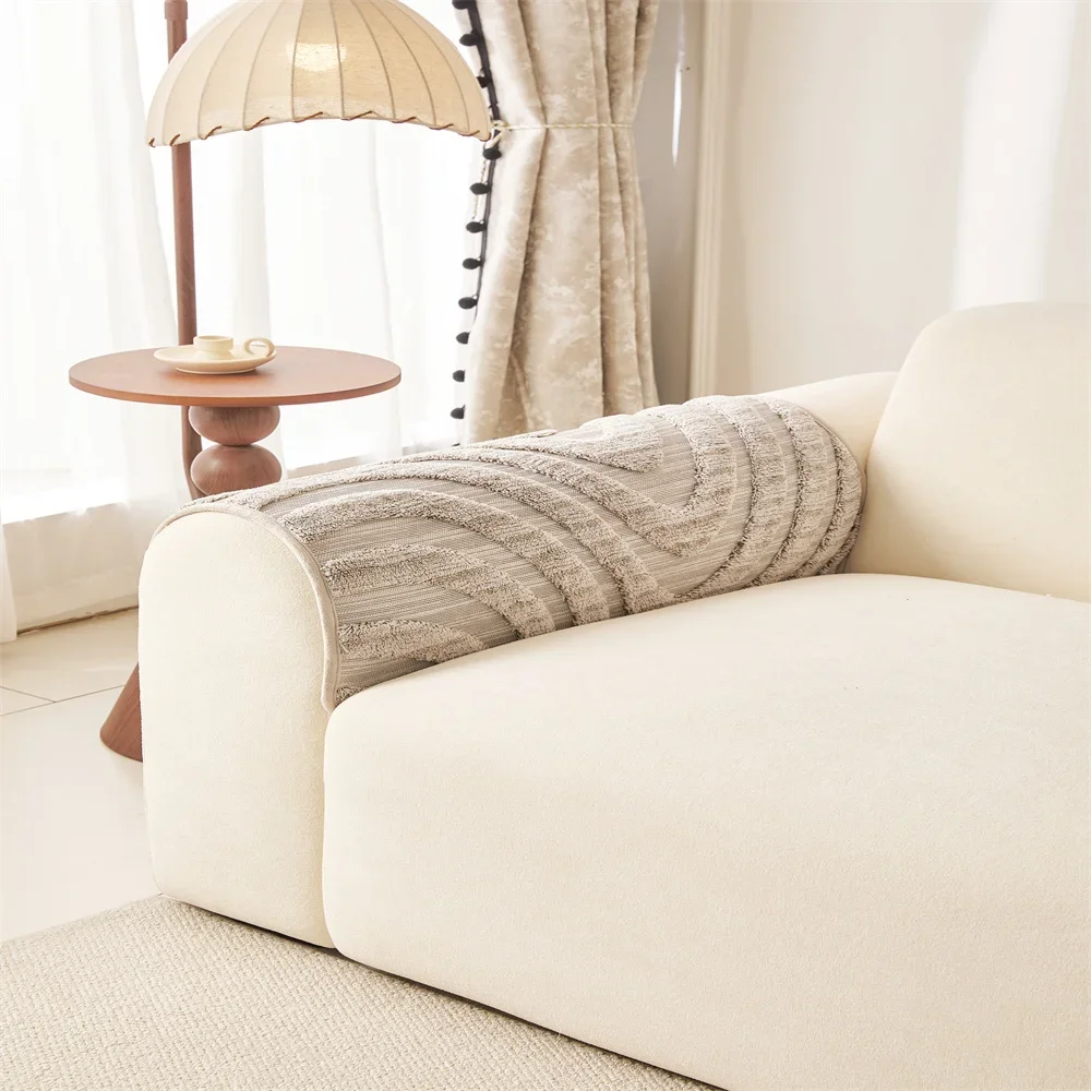 Sofa Cushion New Style Imitation Cotton and Linen All-season Anti-slip Cross-border Sofa Cover Full-cover Sofa Scarf