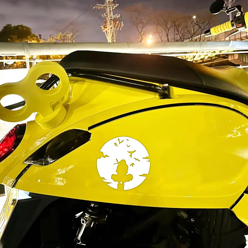 1 قطعة النينجا JDM دراجة نارية ملصقات للدراجات النارية خزان الوقود الجبهة هدية خوذة سباق غطاء سكوتر الخدوش شارات الفينيل