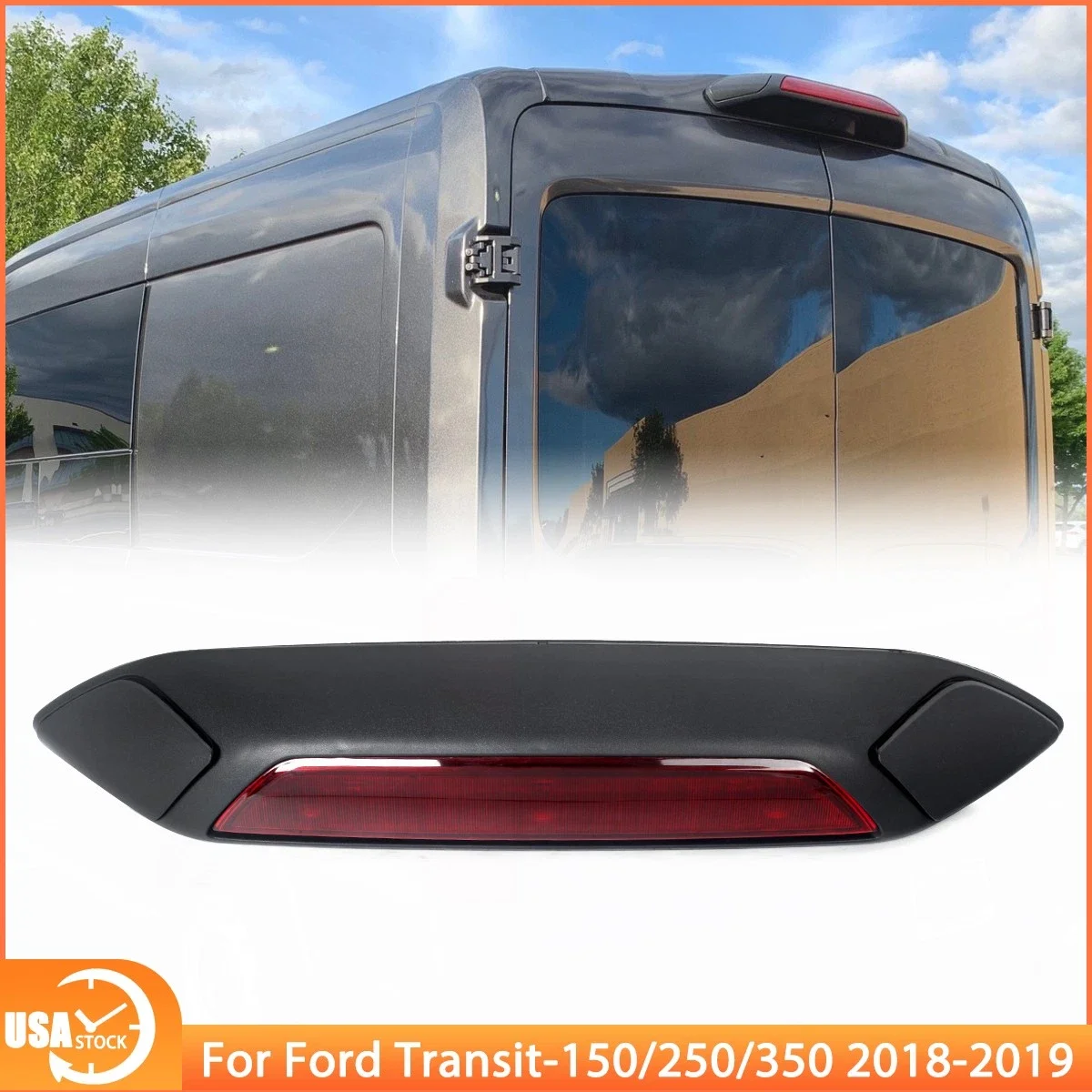 LED 3rd Third Brake Light Stop Lamp for Ford Transit-150/250/350 HD 2018 2019 replace for JK4Z13A613AA