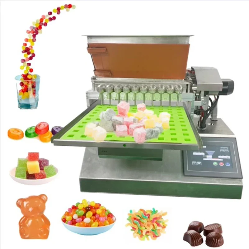 Snack machines Gummy bear jelly bean bonbon sweet small hard candy making maker depositor fill food & beverage machinery