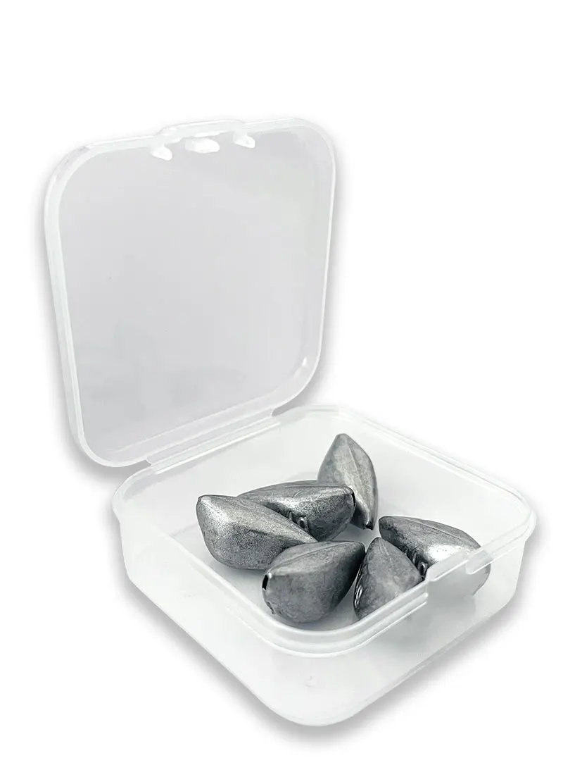 TAKEDO 1BOX FD06 Metall Angeln Sinker 3,5G-14G Blei Einsatz Anhänger Angeln Gewicht Sinker Angeln Zubehör alle Für Angeln – Detail 11